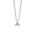 18ct White gold diamond pendant - KL Diamonds