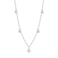18ct White gold diamond necklace - KL Diamonds