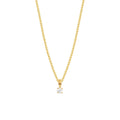 9ct Yellow gold diamond pendant - KL Diamonds