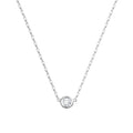 18ct White gold diamond necklace - KL Diamonds