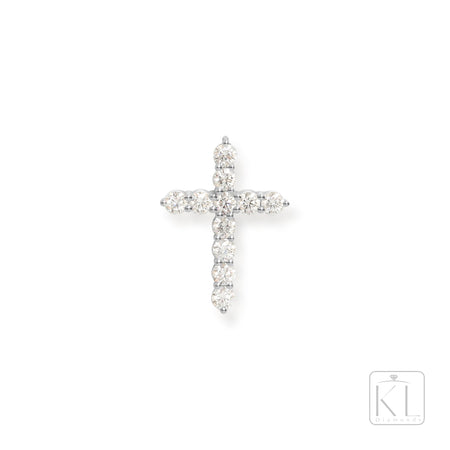 Pilgrim 18ct White Gold & Diamond Pendant - KL Diamonds