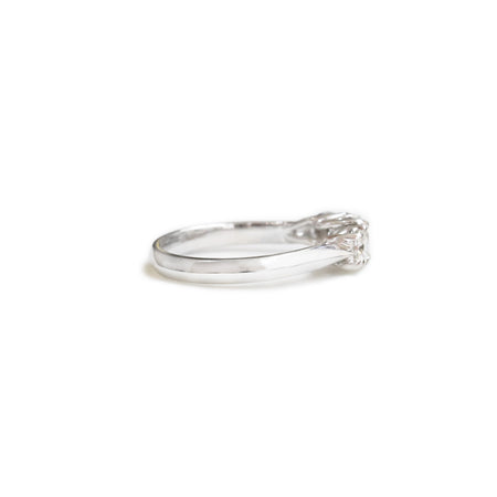 18ct white gold diamond engagement ring - KL Diamonds