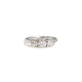 18ct white gold diamond engagement ring - KL Diamonds