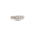 18ct White gold diamond engagement ring - KL Diamonds