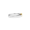 18ct two tone yellow diamond engagement ring - KL Diamonds