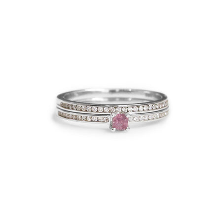 Permelia Pink Diamond Engagement Ring - KL Diamonds