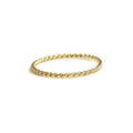 18ct yellow gold twist ring - KL Diamonds