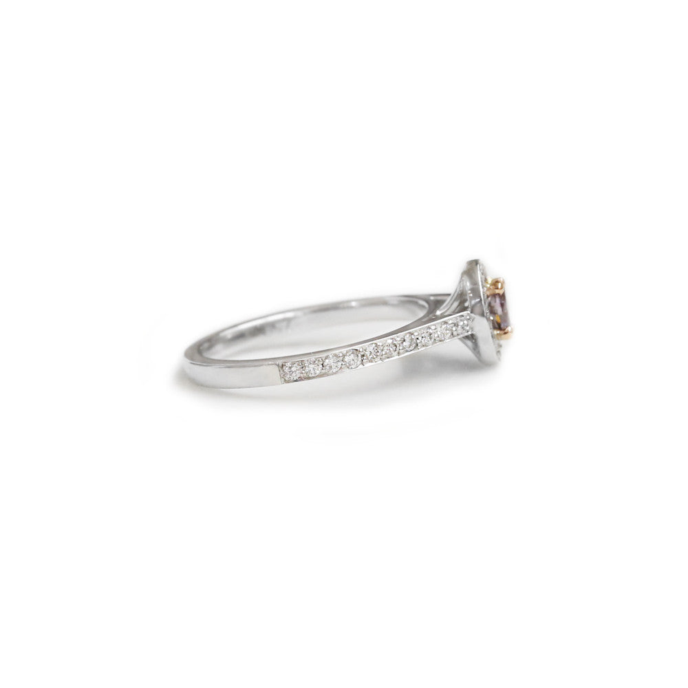 Polli Pink Diamond Engagement Ring - KL Diamonds