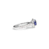 18ct White gold sapphire and diamond ring - KL Diamonds