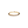 Champagne diamond wedding ring - KL Diamonds