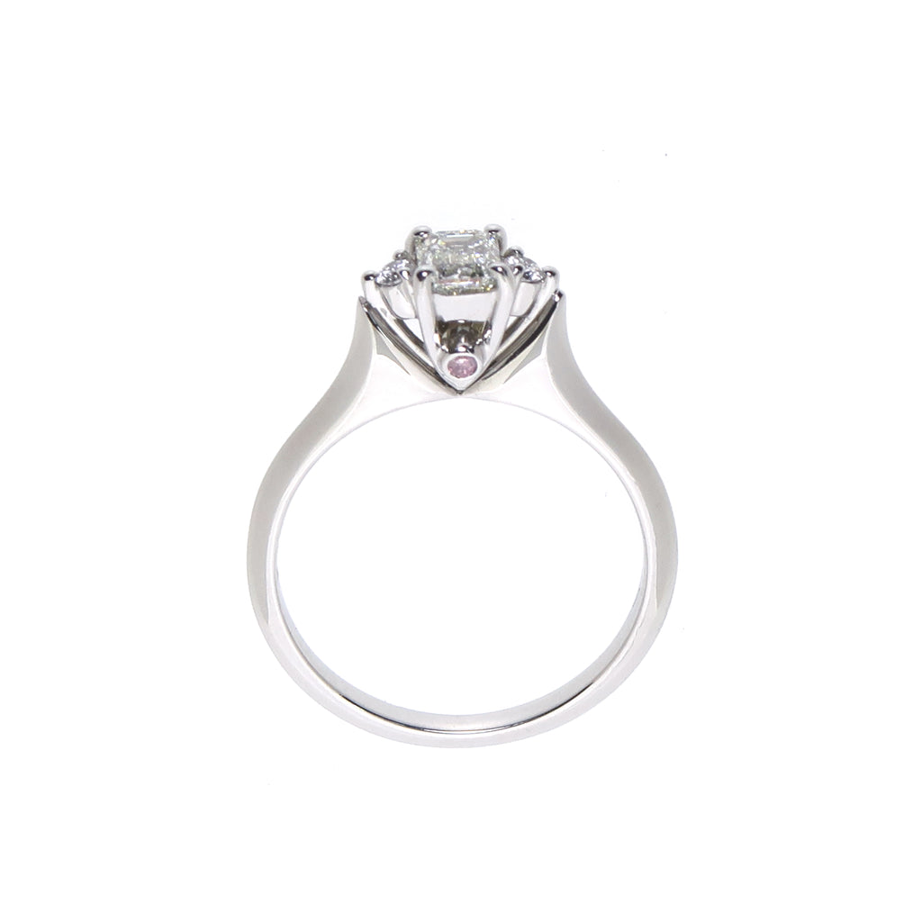 Pragma Pink Diamond Engagement Ring