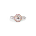 Pandora Pink Diamond Engagement Ring - KL Diamonds