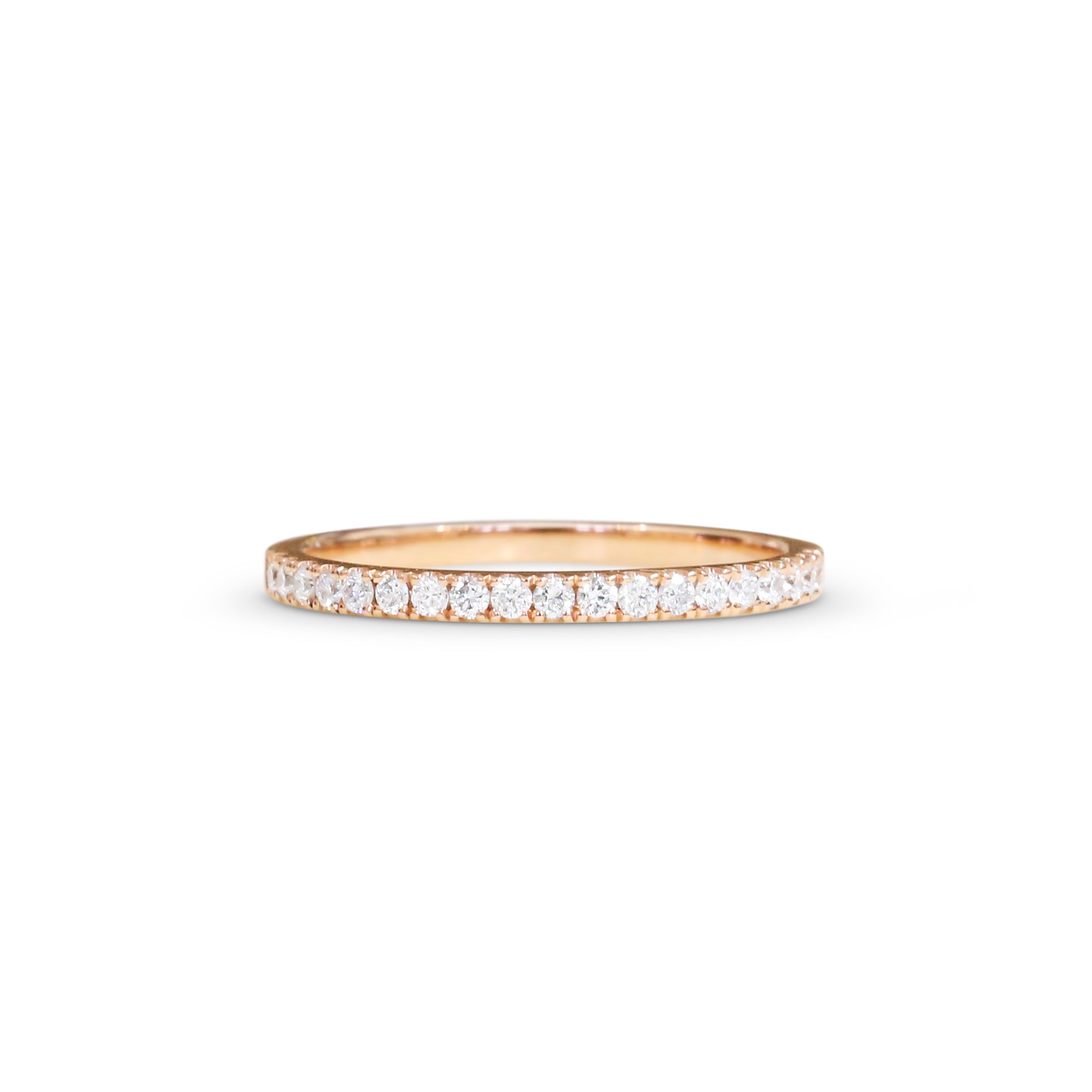 18ct Rose Gold Diamond Ring - KL Diamonds
