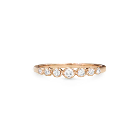 18ct Rose Gold Diamond Ring - KL Diamonds