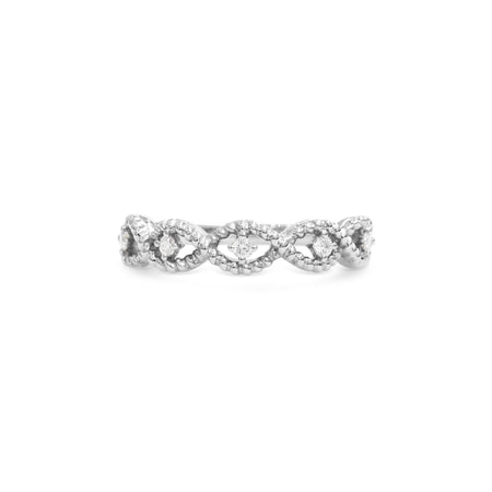 18ct White gold diamond ring - KL Diamonds