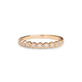18ct Rose Gold Diamond Wedding Ring - KL Diamonds