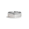 18ct White Gold Gents Diamond Wedding Ring - KL Diamonds