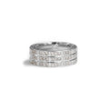18ct White Gold Gents Diamond Wedding Ring - KL Diamonds