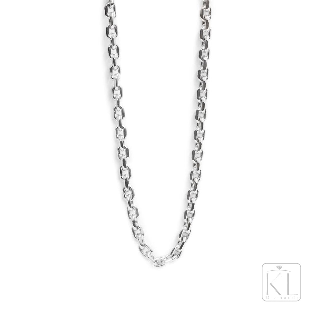 St James 18ct White Gold Chain - KL Diamonds