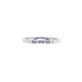 Starry Eyes 18ct White Gold Pink Diamond Wedding Ring
