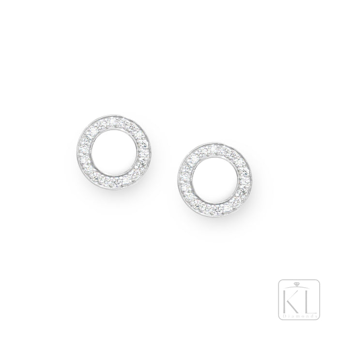 Wilde 18ct Gold & Diamond Earrings - KL Diamonds