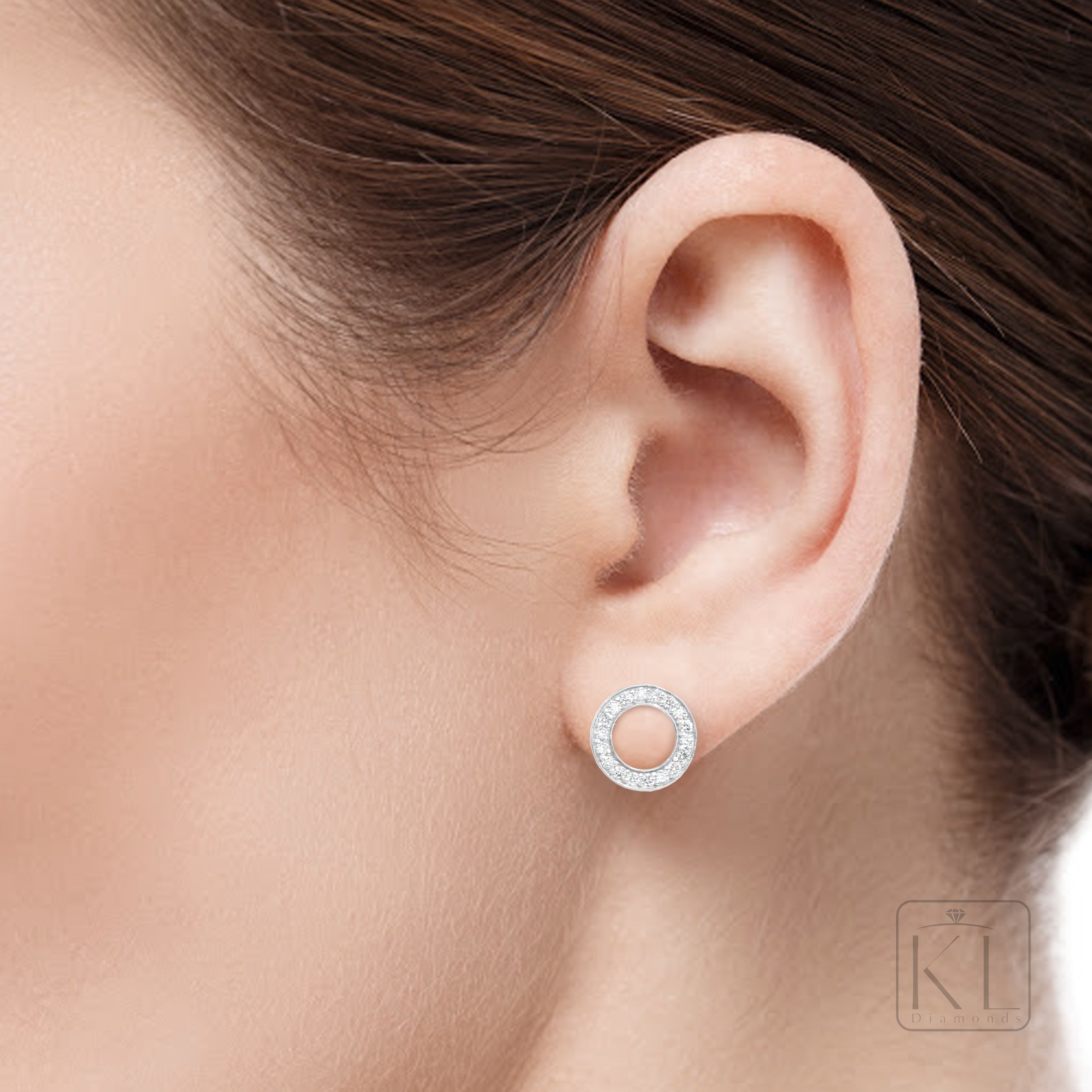 Wilde 18ct Gold & Diamond Earrings - KL Diamonds