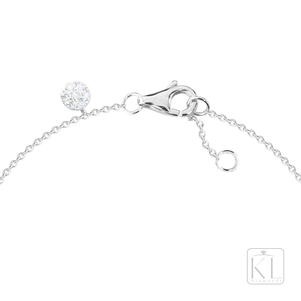 Castlereagh 18ct White Gold Diamond Bracelet - KL Diamonds