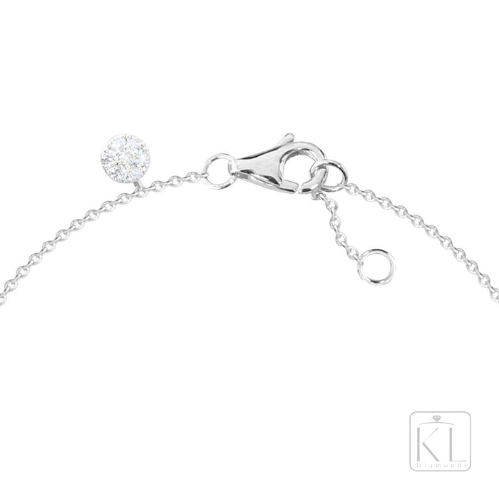 Castlereagh 18ct White Gold Diamond Bracelet - KL Diamonds