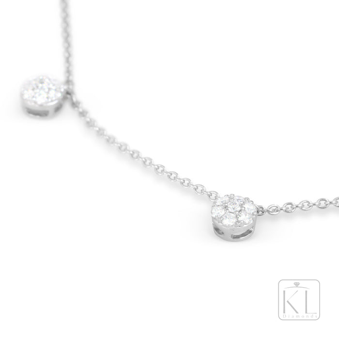 Castlereagh 18ct White Gold Diamond Bracelet - KL Diamonds