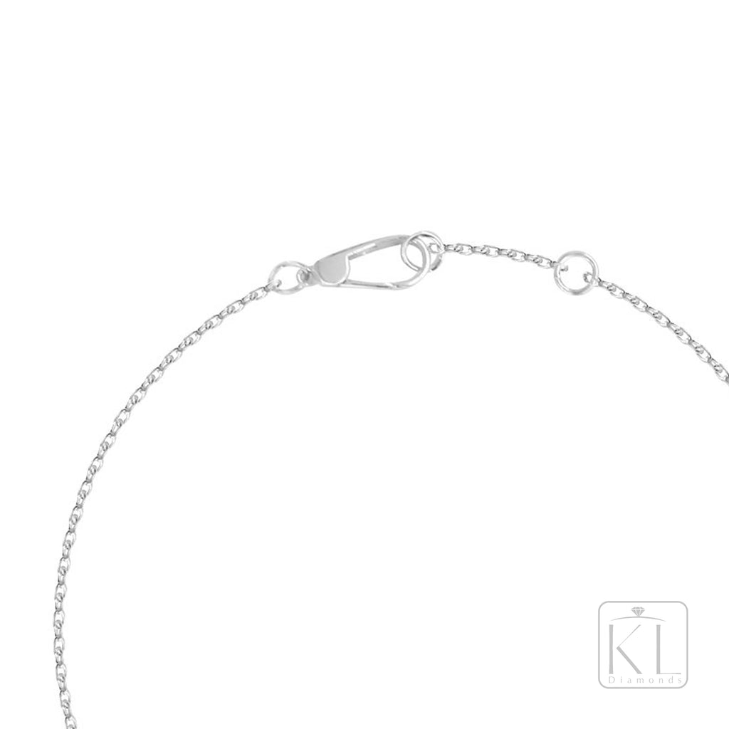 Infinite 18ct White Gold Diamond Bracelet - KL Diamonds